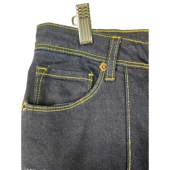 NWOT ModCloth Button Fly High-Rise Dramatic Flare Leg Jeans Womens Size XL 34x32 - Picture 6 of 10